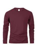 Men’s Long Sleeve T Shirts Casual Round Neck Moisture Wicking Tees Male Tops Sports comfortable versatile Men’s T-shirts