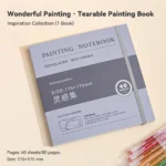40sheets Mini Drawing Notebook Tearable Sketchbook Handbook 250G Thickened Paper Multiple Size Watercolor Graffiti Painting Book - Image 8