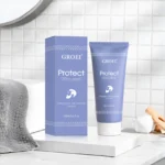 GROEI Protect Shave Cream 100ml - Gentle, Moisturizing Formula for Sensitive Skin | Cruelty-Free, Rich Lather, Minimizes Irritat