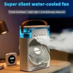 3 In 1 Portable Air Adjustment Humidifier Fan AIr Conditioner Household Small Air Cooler LED Night Lights Home Office Fans - Image 6