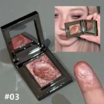 Chameleon Dark Green Eyeshadow Palette Fine Easy-To-Apply Sparkling Pearlescent Mashed Potato Eye Shadow Brightening Makeup - Image 15