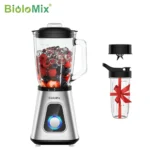 BioloMix 1300W Smoothie Maker with 1.5L Glass Jar Personal Blender for Frozen Fruit Drinks And Sauces - Image 7