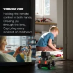 KF32 1:64 RC Mini Climbing Car With LED Light and HD Camera Radio Remote Control Cars Alloy Toy For Kids Christmas Holiday Gifts