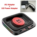 MEMO FL08 7 Angle Adjustable Notebook Powerful Fan Cooling Pad for 14-19'' Game Laptop Cooler Strong Wind Kickstand Base Bracket - Image 7