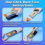 1-5Pcs Ultra HD Dust Free Screen Protector For iPhone 17 16 15 13 11 12 14 Pro Max 16e 7 8 Plus SE 17 Air Glass Easy Install Box