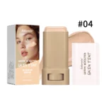 Skin Tint Foundation Stick Eraser Concealer Foundation Stick Serum Boosted Smooth Plumper Hight Coverage Travel Bronze Foundatio - Image 14