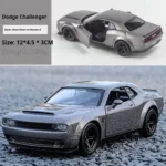 1:32 Simulation 1970 Dodge Charger Alloy Sports Car Model Pull Back Luxury Car Children's Toy Gift Ornaments - Image 9