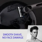 Men’s shaving gel, refreshing shaving cream, beard softening, smooth shaving, amazing super-smooth shaving gel for senior men