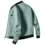 M-4XL Men's Jacket Autumn Thin Long Sleeve Baseball Uniform Windproof Cycling Jacket Solid Zipper Casual Jacket - Image 7
