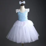 Summer Stage Girl Dress Tutu Ballerine Dance Kids Ballet Leotards Party Baby Dresses Outfit Ballet Girls Clothing Vestidos - Image 20