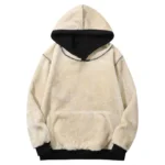 Winter Hoodies Thicken Warm  Lambswool  Hoodie Pants Men Sweatshirts - Image 2