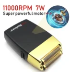 11000 RPM POP Barbers P620 Professional Electric Men’s Beard Trimmer Double Foil Shaver Electric Shaver USB Hair Cutting Machine