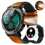 EIGIIS KE3 2025 New Bluetooth Call smartwatch for men Full Touch Screen With Health Monitor heart rate Flashlight Smart watch - Image 7
