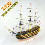 DIY Handmade Assembly Ship 21" Wooden Sailing 3D Victory Ship Boat Model Gift - Image 2