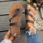 Fashionable Versatile Indoor Outdoor Slip-On Slippers Comfortable Wear-Resistant Polyurethane Soft Bottom Ladies Beach Sandals - Image 6