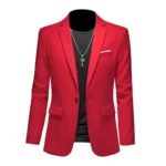 Boutique Fashion Solid Color High-end Brand Casual Business Men's Blazer Groom Wedding Gown Blazers for Men Suit Tops Jacke Coat - Image 15