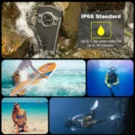 Unihertz Tick Tock 5G Rugged Smartphone Android 128GB 48MP Camera Cellphone 6000mAh Phone with Dual-Screen IP 68 Waterproof