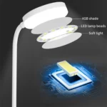 LED Desk Lamp 3 Levels Dimmable USB Rechargeable Battery Powered Portable Touch Table Light Eye Protection For Bedroom Bedside - Image 3