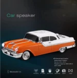 Wireless Bluetooth Computer Speaker Classic Car Shaped with Subwoofer TF Card U Disk FM Radio AUX TWS Multifunctional Sound Box - Image 8