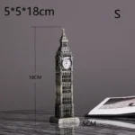 Metal Building 3d Model Statue World Renowned Landmark Buildings Liberty Home Decoration Building Creative Sculpture Model