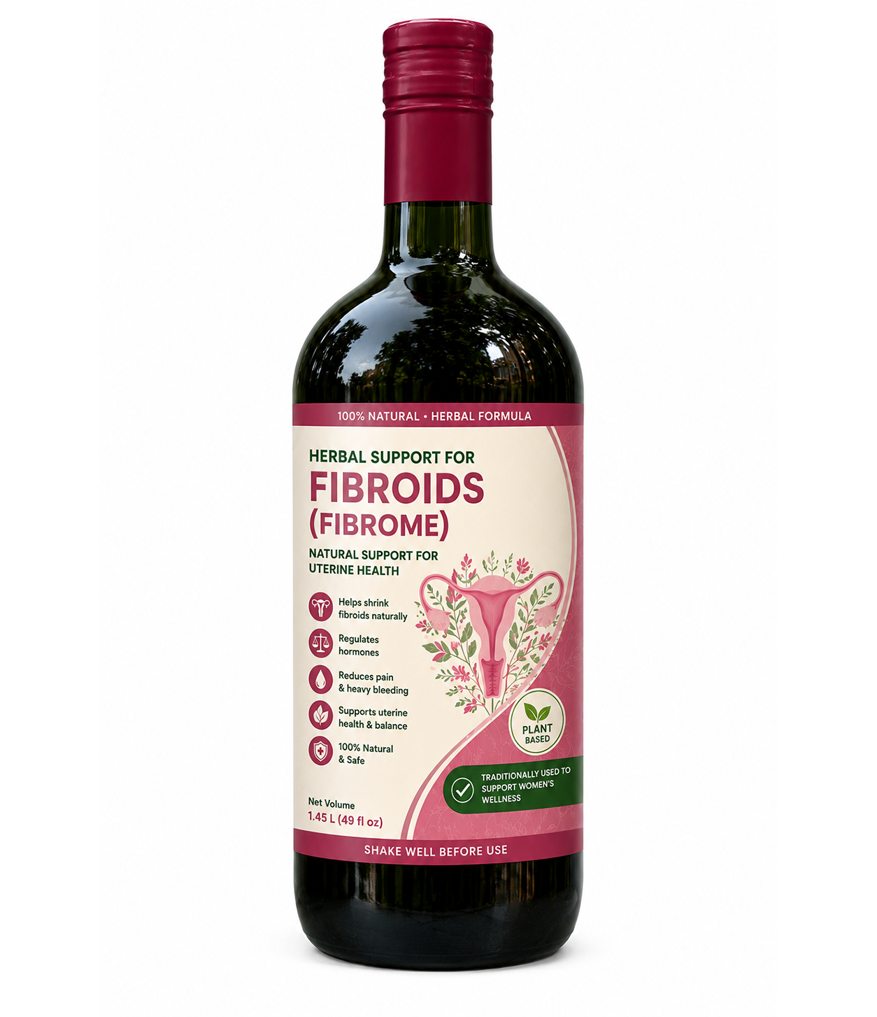 FIBROME WO Herbal Support for Fibroids (Fibrome) – Natural Women’s Wellness Formula