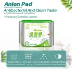 10 Pack Love Moon Anion Sanitary Pads 100% Cotton Anion Pads Winalite Anion Love Moon Strip Panty Liner Feminine Hygiene Product - Image 2