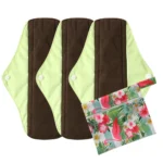 Menstrual Pads Reusable Washable Mama Menstrual Pad Charcoal Bamboo Print Cloth Feminine Hygiene Panty Liner 4PACK,7PACK,10PACK - Image 11