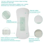 10 Pack Love Moon Anion Sanitary Pads 100% Cotton Anion Pads Winalite Anion Love Moon Strip Panty Liner Feminine Hygiene Product - Image 3