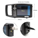Cattle 5.6 Inch Screen Veterinary Ultrasound Scanner Cow Pig Horse Ultrasound Pregnancy Testing Machine Accessories Probe