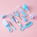 Brush, Nail Clipper Set, Food Grade Safe, Baby Medication Care Set, 12 Piece Baby Care Set, Baby Comb, Non-toxic, Easy to Clean