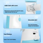 Eye Nano Humidifier Nebulizer Eye Steamer Relieve Fatigue Dry Eyes Moisturizing Face Eye Care Mask Humidifier Mist - Image 4