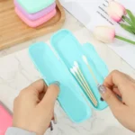 Tampon Storage Box Plastic Portable Travel Container Cotton Pad Bags With Cover Large Capacity Napkin Accessories Organizer Box - Image 2