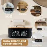 Cotton Pads Storage Box Wood Tampon Container With Lid Large Capacity Cotton Swab Pad organizer Container Cosmetic Organizer NEW