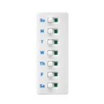 【SSummer10】Reusable Color-Coded Pill Organizer Attach-Medication Tracker Reminder System for Vitamin Bottles Schedule【SS】