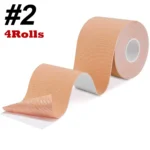 4Rolls Kinesiology Tape 5cm x 5m,Waterproof Athletic Tape for Pain Relief,Elastic Supports Tapes for Ankle Wrists Knees Joints - Image 7