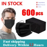 Disposable surgical Filter Mask mouth Face mask Breathable Black Adults Masks mascarillas quirurgicas homologadas Medical mask