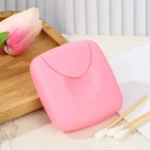 Portable Plastic Women Tampons Storage Box Cotton Swab Holder Tool Travel Outdoor Set Supplies Cosmetic Cotton Jewelry Case - Image 4
