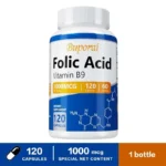 Folic Acid Supplement - Heart Health, Nervous System Health, Prenatal Support - Image 8