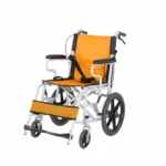 Foldable Wheelchair Lightweight Travel Mobility Chair Portable Transport Chair Breathable Seat Anti Bedsore Brake for Elderly - Image 10