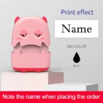 Custom Name Stamp for Kindergarten Hot Sale, Waterproof Reusable Children's Seal with Black Ink - Student Toddler Gift - Image 14