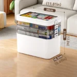 White Portable Medicine Storage Box, Medicine Cabinet with Drawers and Doors – Heavy-Duty Plastic Pill Organizer, Sewing Supplies, Stationery, Bathroom Cosmetics, Multi-Purpose Storage Box, Suitable for Home, Travel, Dormitory, Under-Bed or Basement Storage, Medicine Box and Organizer