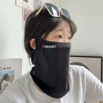 1Pc UPF50+ UV Protection Ice Silk Mask for Women Summer Cycling Hiking Breathable Traceless Thin Sunscreen Face Cover Balaclava - Image 8