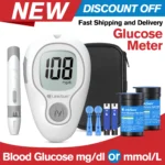 Blood Glucose Monitoring G-425-3 Diabetes Testing Machine Blood Sugar Meter Test Strips 5s Get Results Glucose Meter Complete