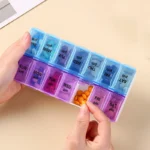 Weekly 14 Grids 7 Days Pill Box Portable Travel Cases Organizer Pill Container Storage Tablets Vitamin Medicine Box