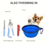 Compact pet First Aid kit for dogs and cats – emergency supplies, camping and backpacks