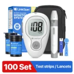 Blood Glucose Monitoring G-425-3 Diabetes Testing Machine Blood Sugar Meter Test Strips 5s Get Results Glucose Meter Complete