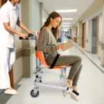 Orange Stair Chair Medical Emergency Evacuation Lifting Climbing Wheelchair 2 Wheel Solid and Sturdy