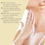 AH-8 Firming Neck Cream Moisturizer Anti Aging Smoothing Wrinkles Electric Massage Polypeptide Eye Cream Eye & Neck Skincare Set
