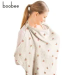 1Pc Gauze Nursing Cover, Nursing Apron, Multi-Purpose Car Seat Stroller Cover, Multi-Color Optional, Breathable 100% Nursing Cover Cloth Artifact, Outdoor Anti-Exposure Nursing Towel When Going Out. Perfect Gift for Mom. - Image 8