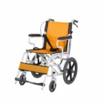 Foldable Wheelchair Lightweight Travel Mobility Chair Portable Transport Chair Breathable Seat Anti Bedsore Brake for Elderly - Image 4